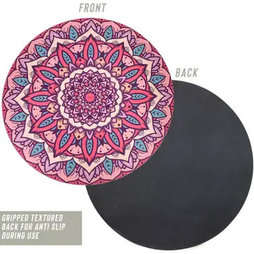 Round Yoga Mat – Flow Freely, Ground Deeply 🌸🌀