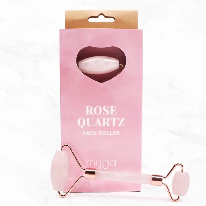 Rose Quartz Facial Roller – Radiance & Renewal ✨🌿