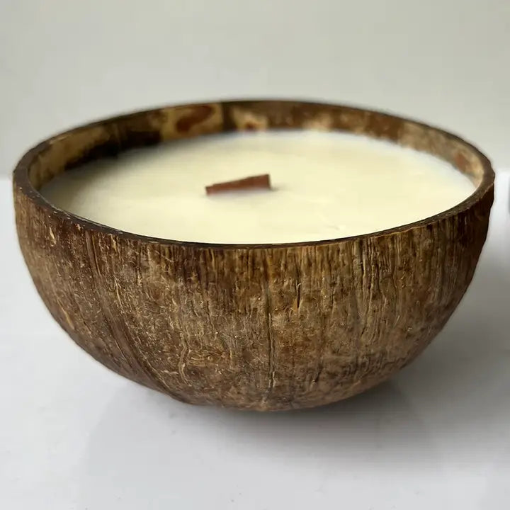 Coconut Shell Candle β Tropical Serenity & Relaxation ποΈβ¨