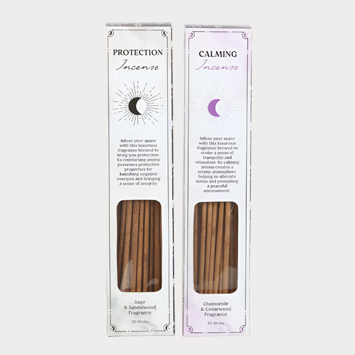 Calming & Protection Incense Stick Duo β 60 Aromatic Sticks for Serenity and Energy Cleansing