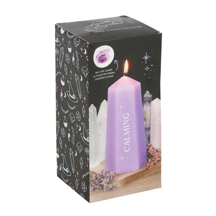 Calming Crystal Candle – Find Your Inner Peace