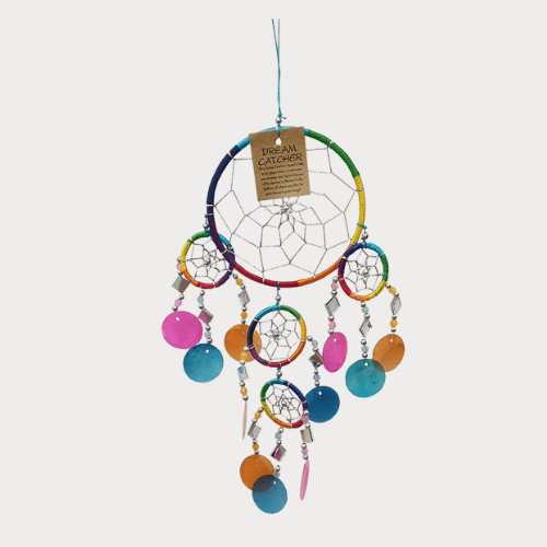 Capiz Dream Catcher β Peaceful Dreams & Positive Energy πβ¨