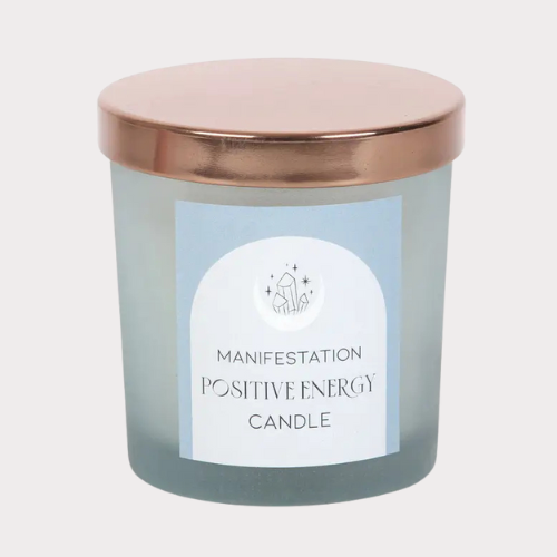 White Sage Cleansing Candle – Clear Quartz & Serenity ✨🌿