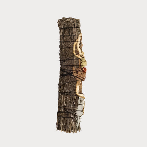 π₯ 9in Ritual Smudge Wand β Rosemary, Palo Santo & Red Jasper