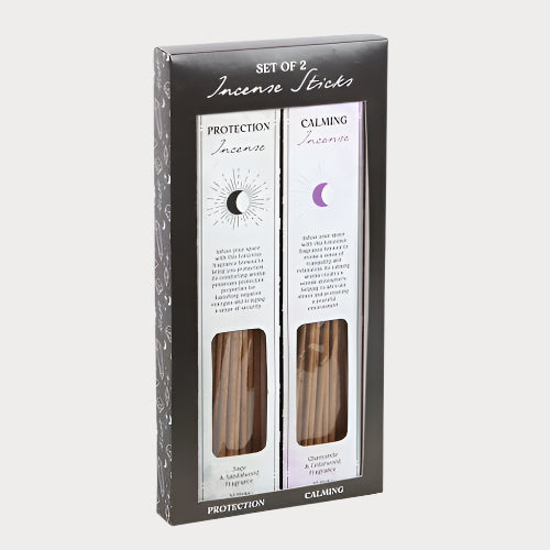 Calming & Protection Incense Stick Duo β 60 Aromatic Sticks for Serenity and Energy Cleansing