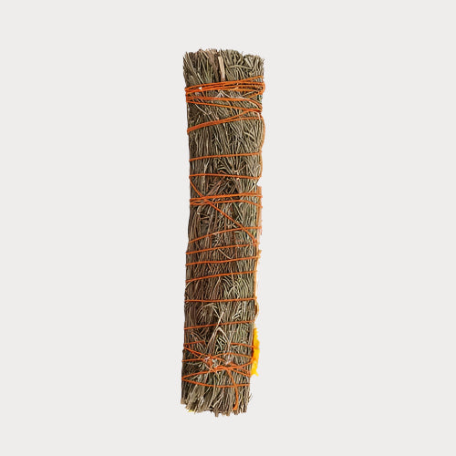 ๐ฅ 9in Ritual Wand Smudge Stick with Rosemary, Palo Santo & Quartz
