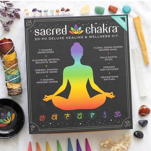 Sacred Chakra Deluxe Healing & Wellness Kit ā Balance, Cleanse, and Energise