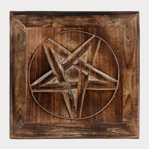 Pentagram Altar Table ā Sacred Space for Rituals & Spiritual Practices