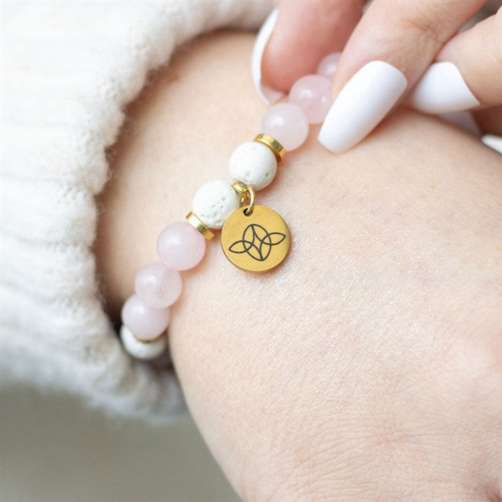 Self Love Crystal Oil Bracelet – Rose Quartz Ritual for the Heart