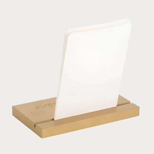 Angel Number Affirmation Card Set with Gold Wooden Display Stand