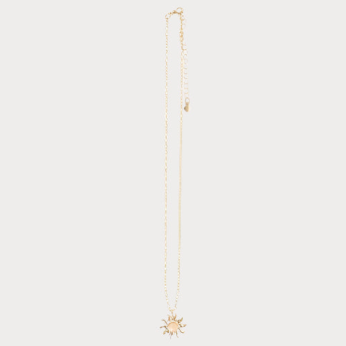 The Sun Celestial Rose Quartz Necklace – A Gift of Love, Light & Radiance