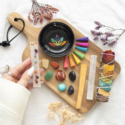 Sacred Chakra Deluxe Healing & Wellness Kit – Balance, Cleanse, and Energise