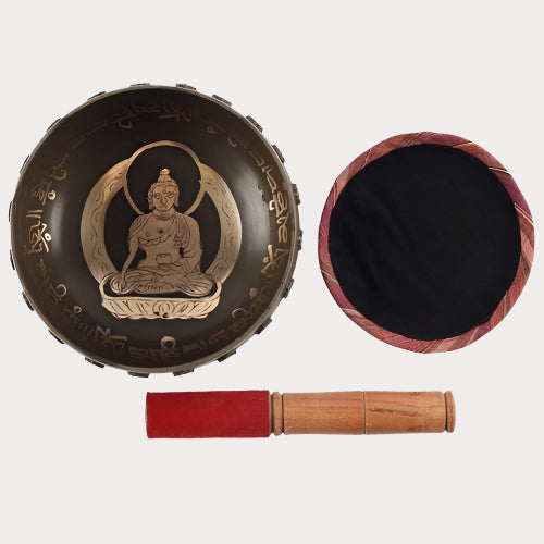 16cm Buddha Singing Bowl – A Sacred Sound for Deep Meditation