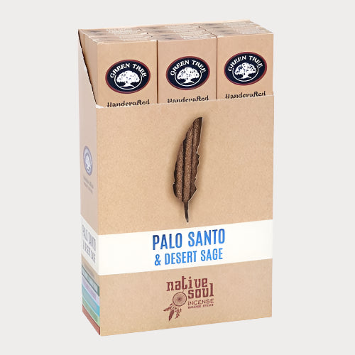 🌿 Set of 12 Palo Santo & Desert Sage Smudge Incense Sticks – Purify & Uplift