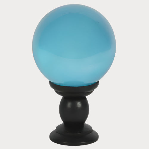 Large Teal Crystal Ball on Stand – Mystical Divination & Decorative Accent