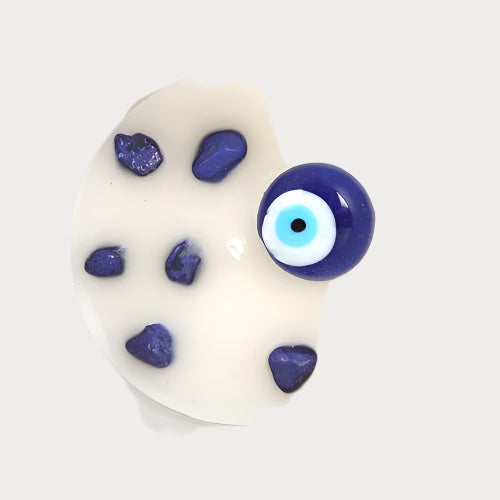 Sacred Tribe Protective Light – White Sage, Sodalite Crystals & All Seeing Eye Charm