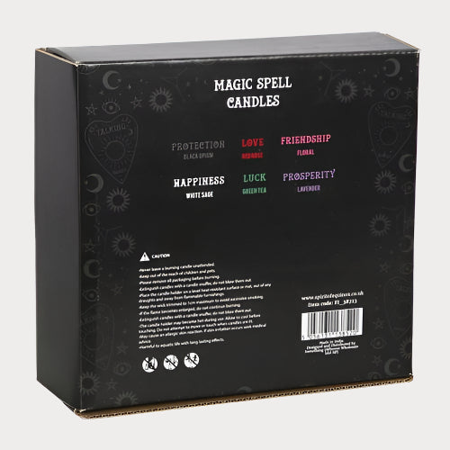 Mini Spell Candle Jar Gift Set – Love, Protection, Prosperity & More