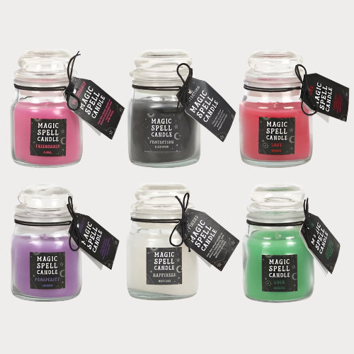 Mini Spell Candle Jar Gift Set – Love, Protection, Prosperity & More
