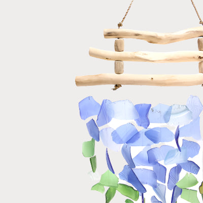 🌿 Three Stick - Blue & Green Wind Chime