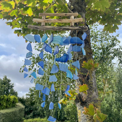 🌿 Three Stick - All Blues Wind Chime