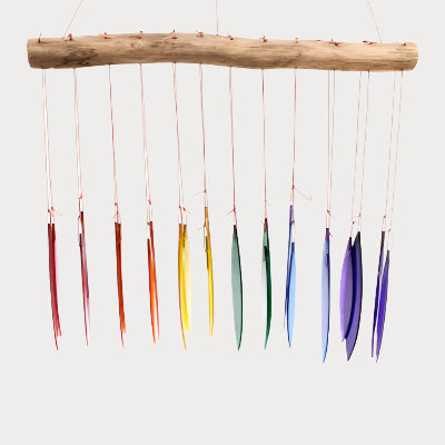 🌈 Rainbow Glass Chime – Assorted